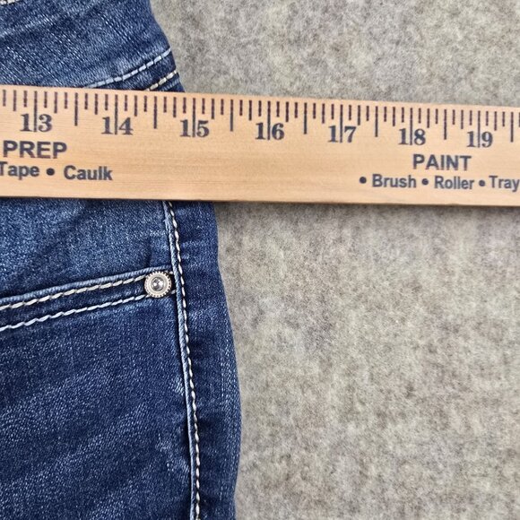 Hydraulic Womens Bailey Slim Boot Cut Jeans Medium Blue Denim New With Tags - Picture 8 of 8